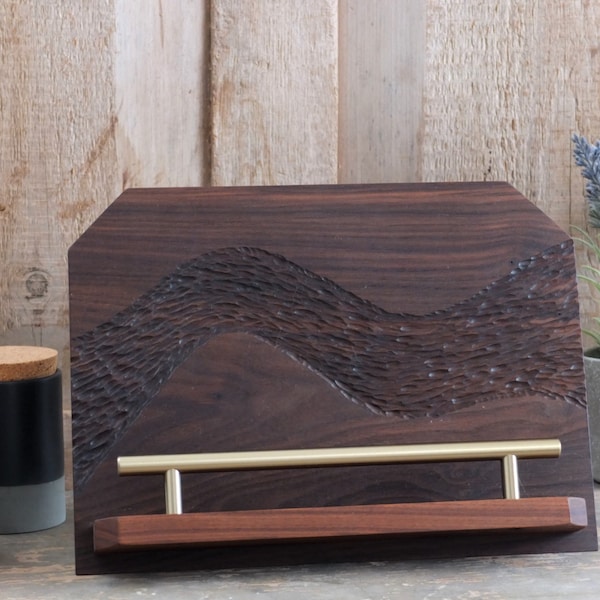 Fresh Look at Carved Wood Tablet Stand
