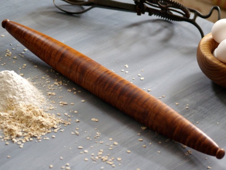 French Rolling Pin Kitchen Bakeware Tapered Rolling Pin