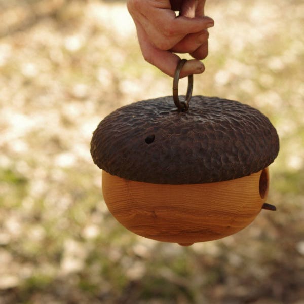 Acorn Birdhouse - Outdoor and Garden - Birds and Bees - Naturalist - Mothers Day