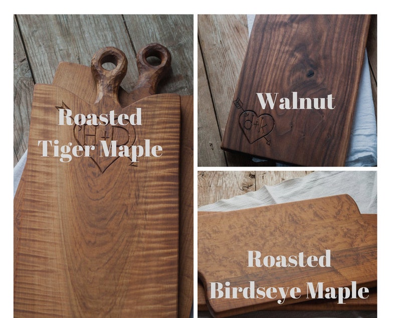 Walnut Lunch Board, French Breadboard, Breakfast Board, Cheese Platter, Serving Board, Table Plank image 7