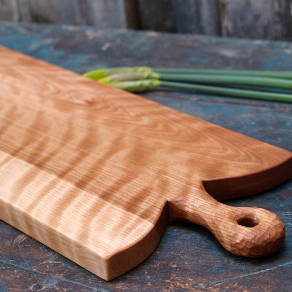 Flame Birch Cutting Board - Charcuterie/Slider Board - Wedding Gift