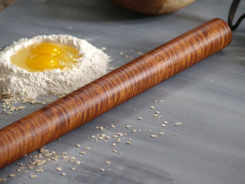 Long Pasta Rolling Pin, Pasta Roller, Food Prep, Home Chef, Gourmet Kitchen image 3