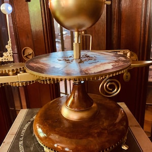 Gothic Steampunk Victorian Four Seasons Tellurian Orrery, Orbiter image 8