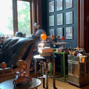 Promo FLASH DE DEUX JOURS Dark Academia Style victorien Steampunk système solaire Orrery cinétique Commandez maintenant