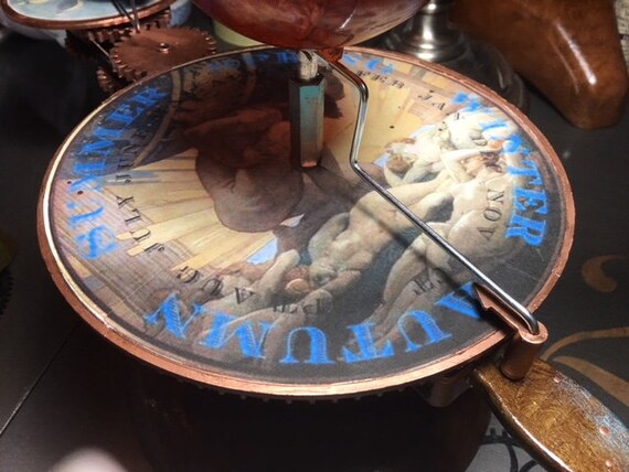 Artist Enhanced Tellurion Planetarium Orrery Earth Moon Sun Solar System Model