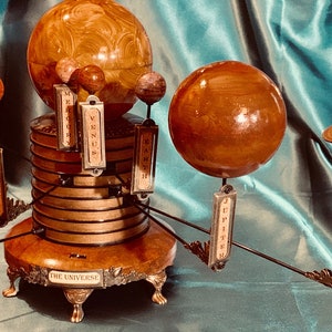 Hamilton solar system orrery - 9 planets - vintage - VHTF - Artist Upcycle