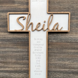 Memorial cross, Wood cross, Sympathy Gift, Remembrance, Lost Loved One, Celebration Of Life