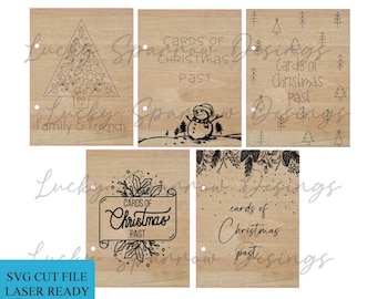 Christmas Card Keeper SVG: Laser Cut Card Book (Digital Download)