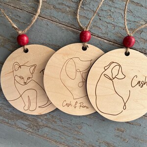 Custom Dog  Ornament, Custom Cat  Ornament, Pet Christmas  Ornament, Pet Sympathy, Christmas Ornament, Dog mom gift, Cat mom gift,