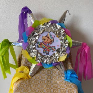 Fiesta Donkey Piñata – Mexican Party Decor – Colorful Burro Piñata – Birthday Celebration – Cinco de Mayo Decoration – Pinata