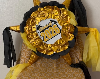 Graduation 2026 Pinata – Custom Colors, Party Decor