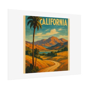 Vintage Travel Poster: Retro Destination Art Print - Giclée Quality