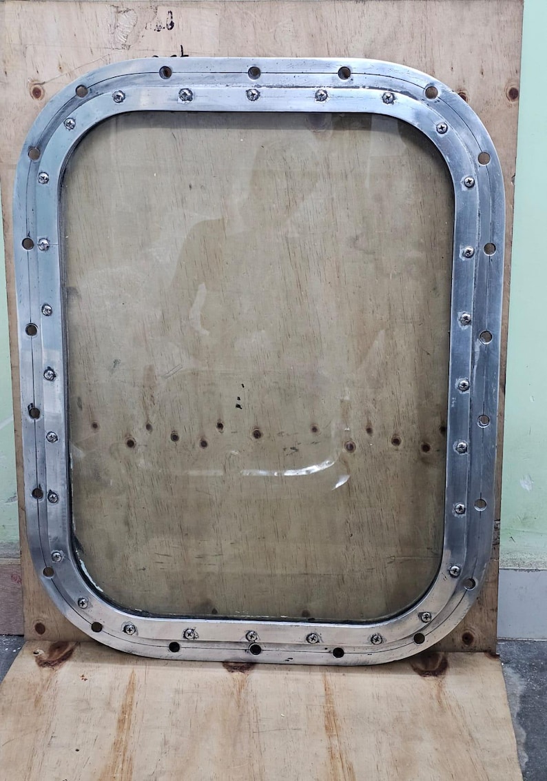 Ship Window Inner Frame Vintage Ship Porthole Window Frame | Marine Aluminum Wall Decor ...