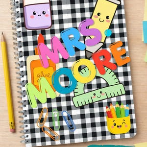 Teacher Appreciation Gift | Spiral Notebook | Ruled Journal | Personalization