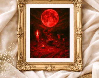 Blood Moon Offering — Dark Magic Artwork