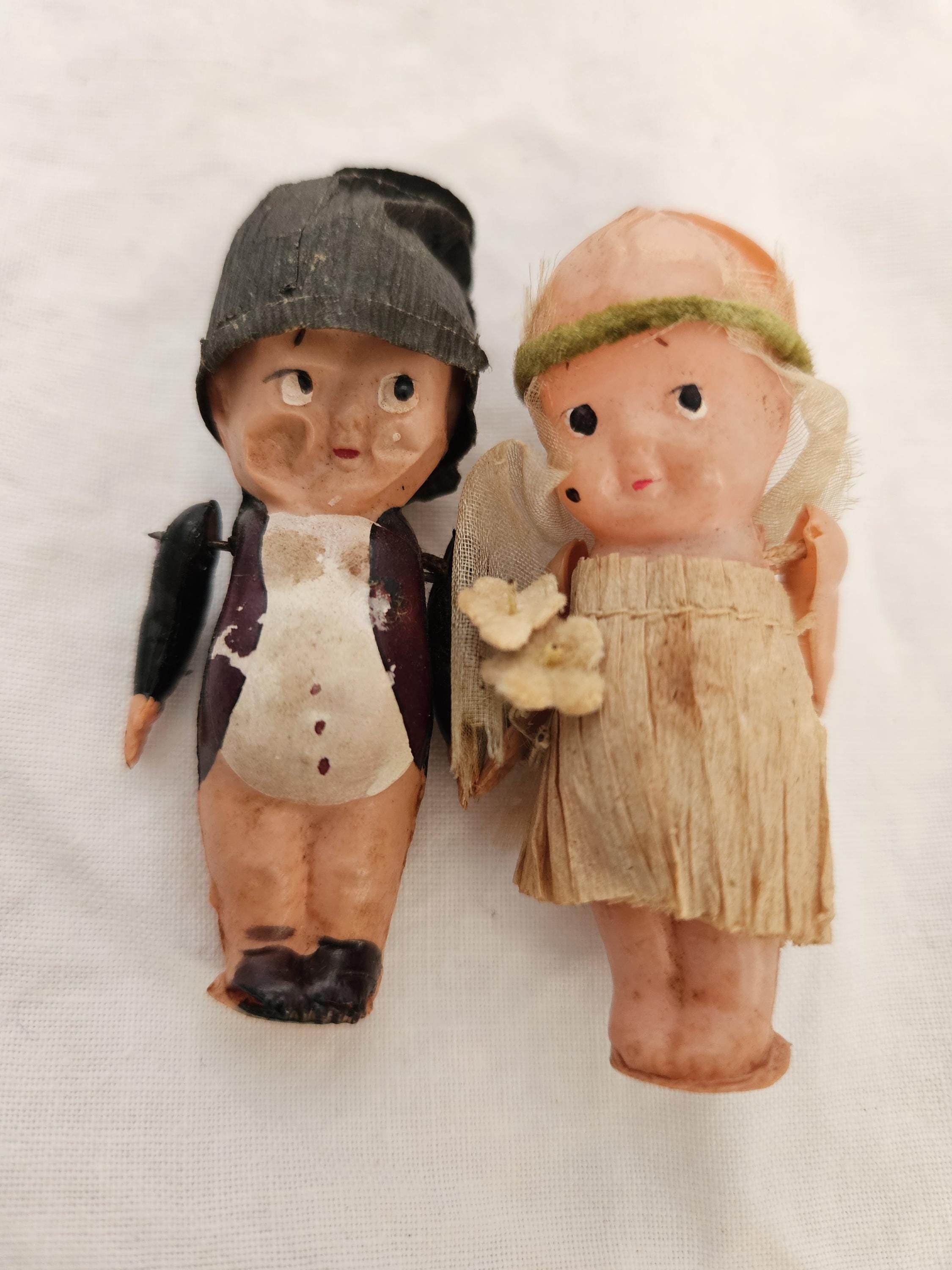 Kewpie Bride and Groom - Etsy