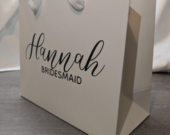 Bolsa de regalo blanca personalizada