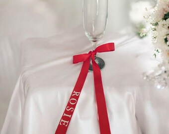 Cinta personalizada de 1 metro: cinta con nombre impreso para regalos, etiquetas, bodas y manualidades.