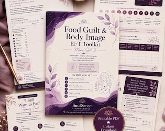 Body Image Workbook | EFT Toolkit for Food Guilt, Emotional Eating and Self Compassion