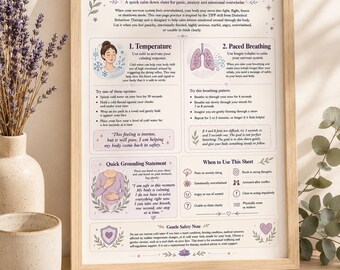 Vagus Nerve Exercises | DBT Inspired Nervous System for Anxiety, Grounding and Calming Techniques