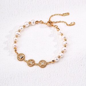 Pearl Beaded Bracelet,Vintage Style bracelet,Anniversary or Wedding Gift,Bridesmaid Bracelet,birthday Gift for Women
