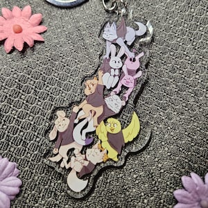Stray Kids SKZoo &#39;Hanging Out&#39; Acrylic Keychain