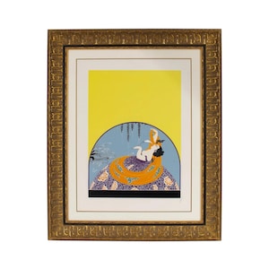 Signed Art Deco Lithograph Large - Etsy