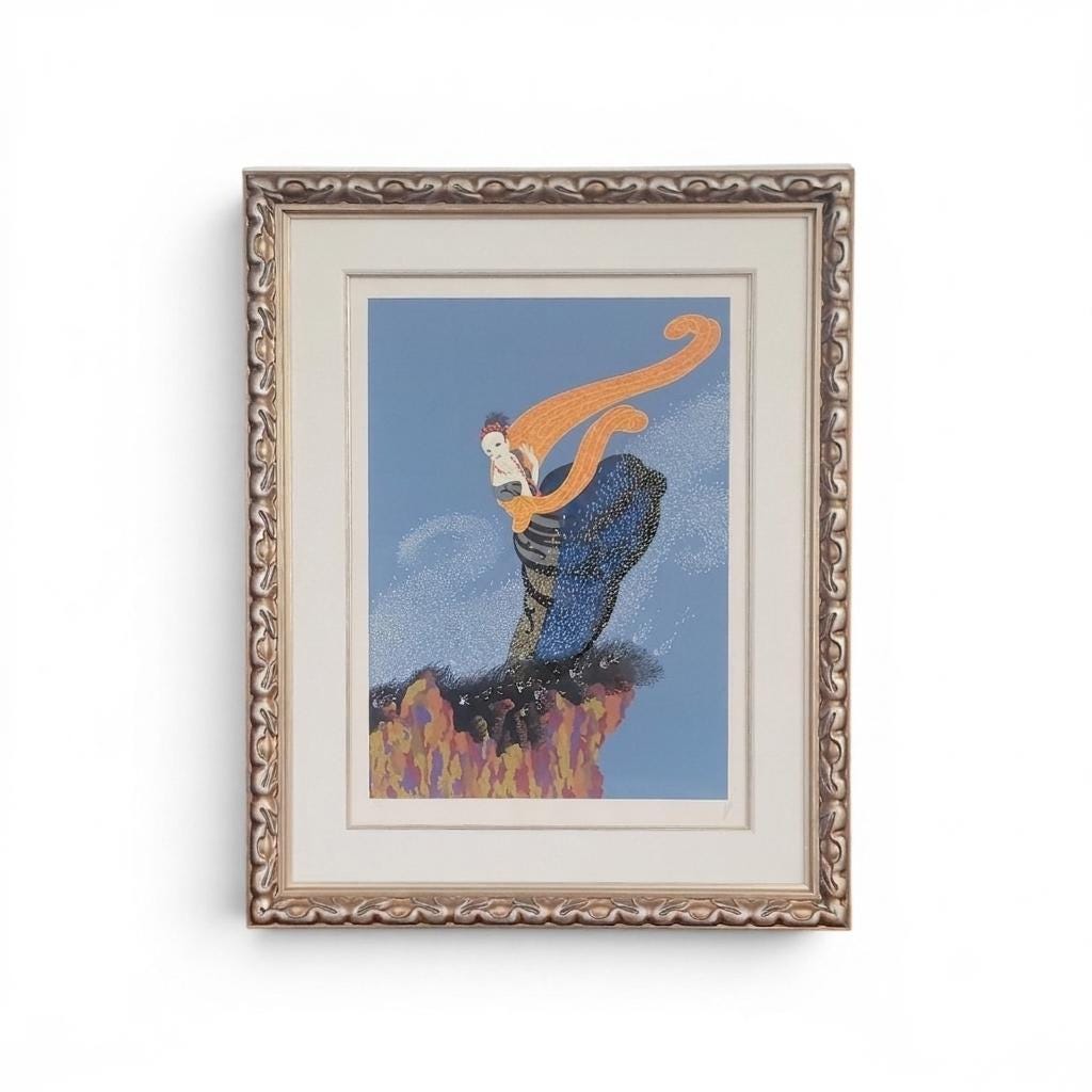 Erte Serigraph Signed - Etsy