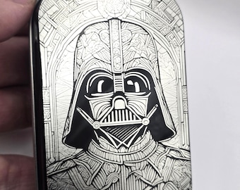 Darth Vader Altoid Style Tin - Stash tin, Every Day Carry, Fishing Tackle, Organization, Pill Box, Survival tin