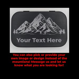 Custom Engraved Altoids Tin: Personalized Pill Box, Jewelry Holder