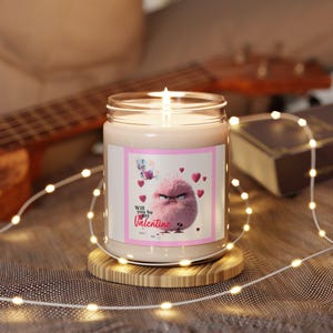 Valentinstag Duftkerze, 9oz - Romantisches Date Night Geschenk, Liebe Aroma Wohndekor - Sojawachs, Handgegossen, Jubiläumsgeschenk, Hochzeit