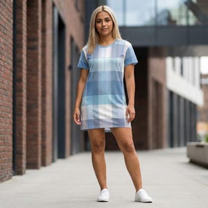 t shirt dress light blue Buy Blue 100% Cotton Summer Midi T-Shirt Dress from Next USA