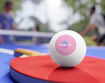 Pelotas de ping-pong con logo personalizado, paquete de 6 pelotas de tenis de mesa, 4 cm de diámetro