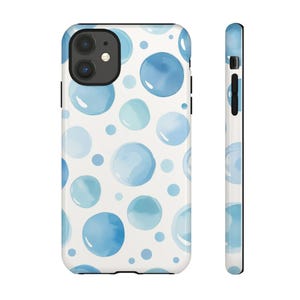 Blue Bubble Dot Phone Case