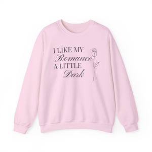 Romantic Crewneck Sweatshirt, Cozy Gift for Her, Valentine&#39;s Day, Casual Style, Minimalist Fashion