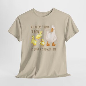 Quirky Duck Humor Tee, Fun Gift for Animal Lovers, Cute Casual Wear, Birthday Present for Friends, Duck-Themed Apparel