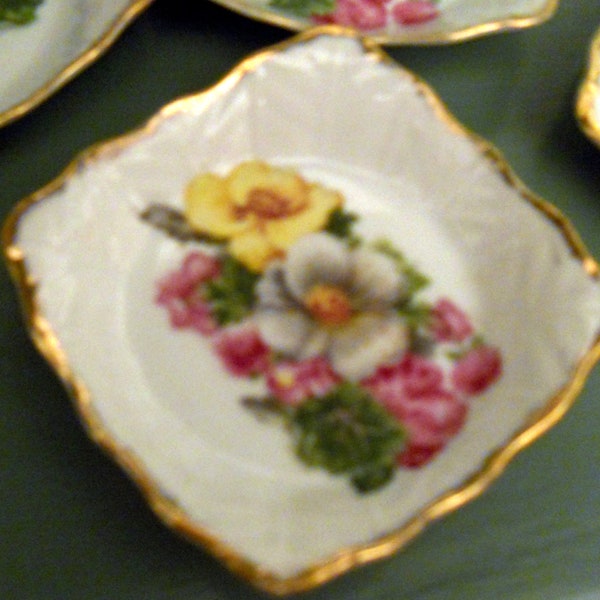 Dishes Gold Trim Etsy