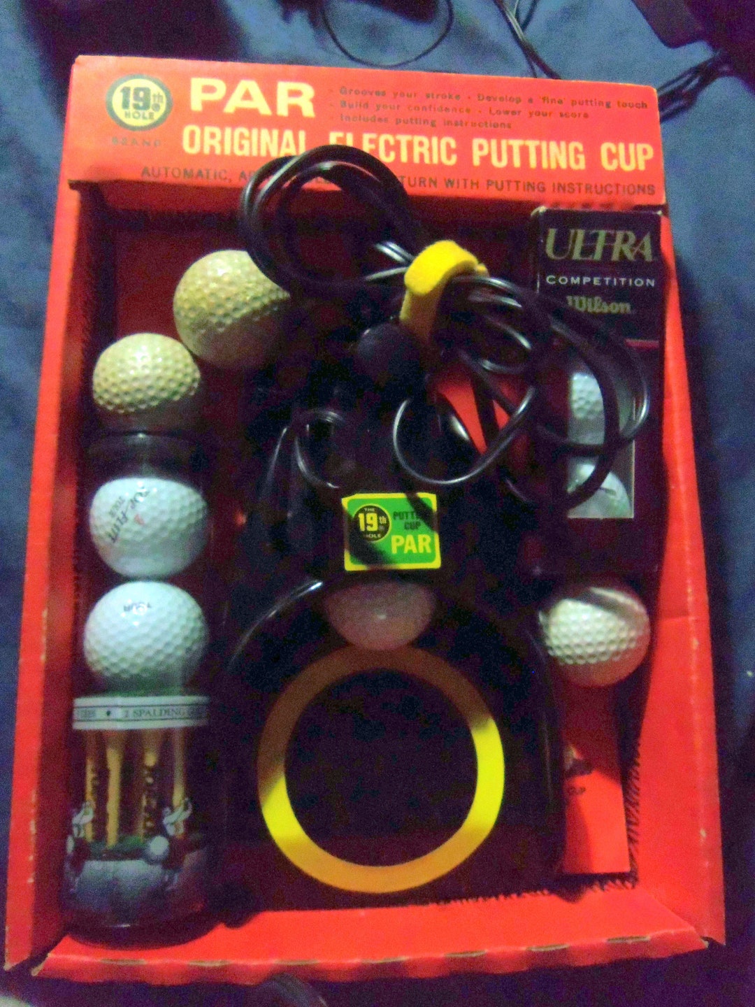 Putting Cup Wilson Putting Pal Vintage - Retour De Balle Automatique, Fonctionne Parfaitement !