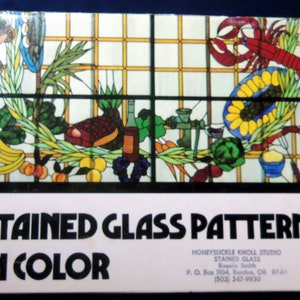 Stained Glass Patterns in Color, Vintage
