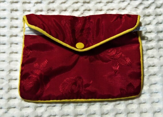 Three Pretty Satin Pocket Purses for Jewelry, Cha… - image 2