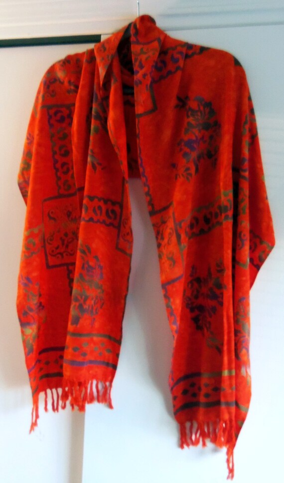 Orange scarf from Gem