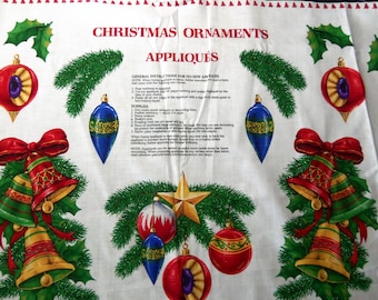 Christmas Appliques For Christmas Decor, Sweatshirts, Aprons, Quilts, Etc., 1 yard