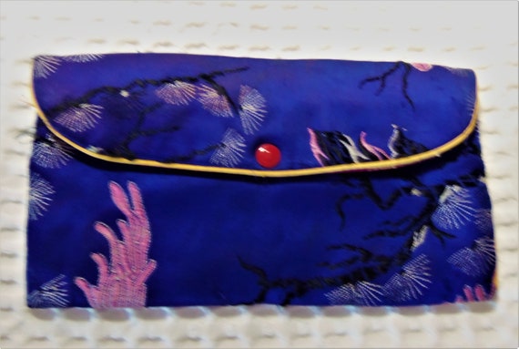 Three Pretty Satin Pocket Purses for Jewelry, Cha… - image 6