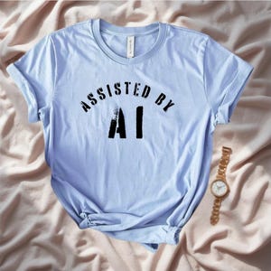 AI-tröja, rolig AI-t-shirt, artificiell intelligens-grafik, ChatGPT-humor, tekniknörd-gåva, AI-älskare-tröja