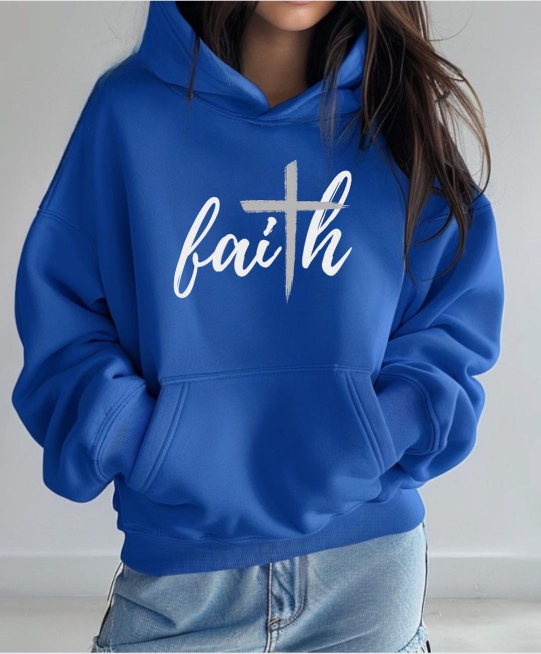 Christian Hoodie | Faith Inspired Fleece Sweatshirt | Inspirational ...