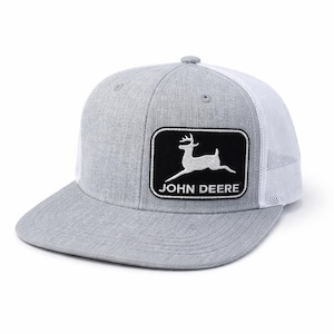 Cappellino John Deere Per Ragazzi – Baseball Cap Nero E Grigio, Logo Vintage Ricamato, Rete Traspirante, Regolazione Posteriore - 3