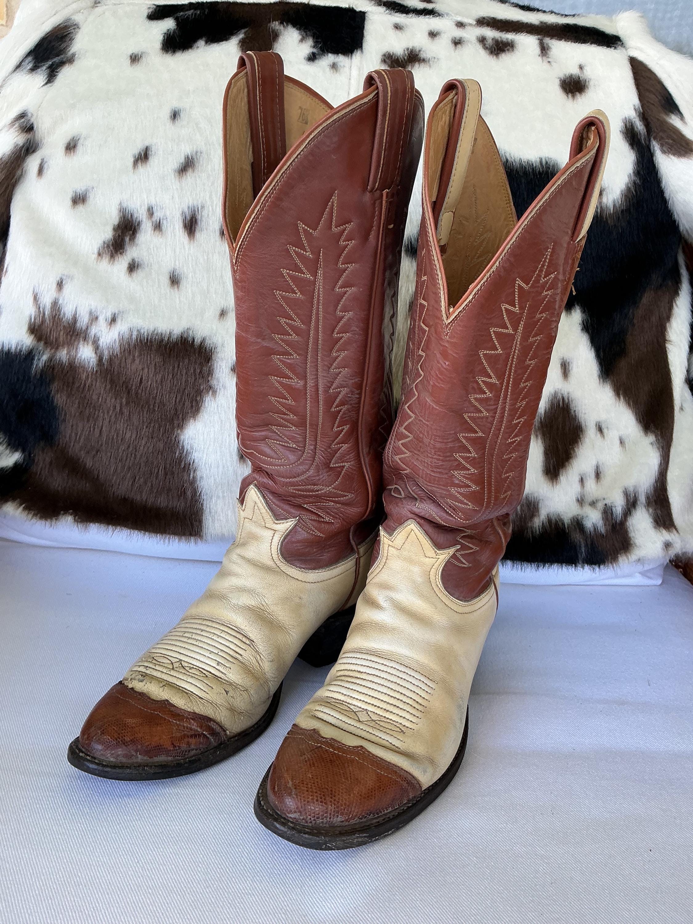 Vintage Tony Lama Boots - Etsy