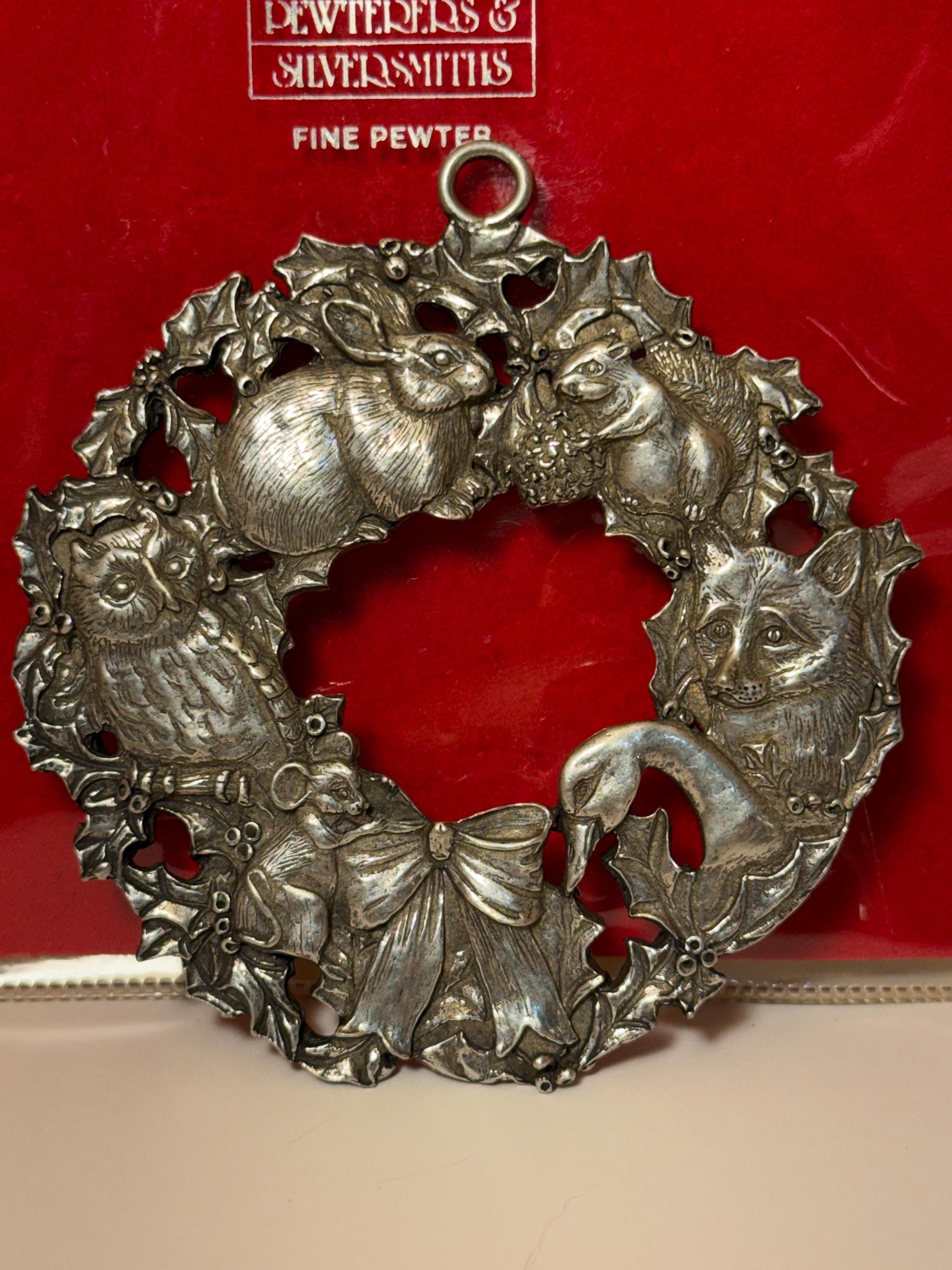 Seagull pewter christmas ornament - Etsy 日本