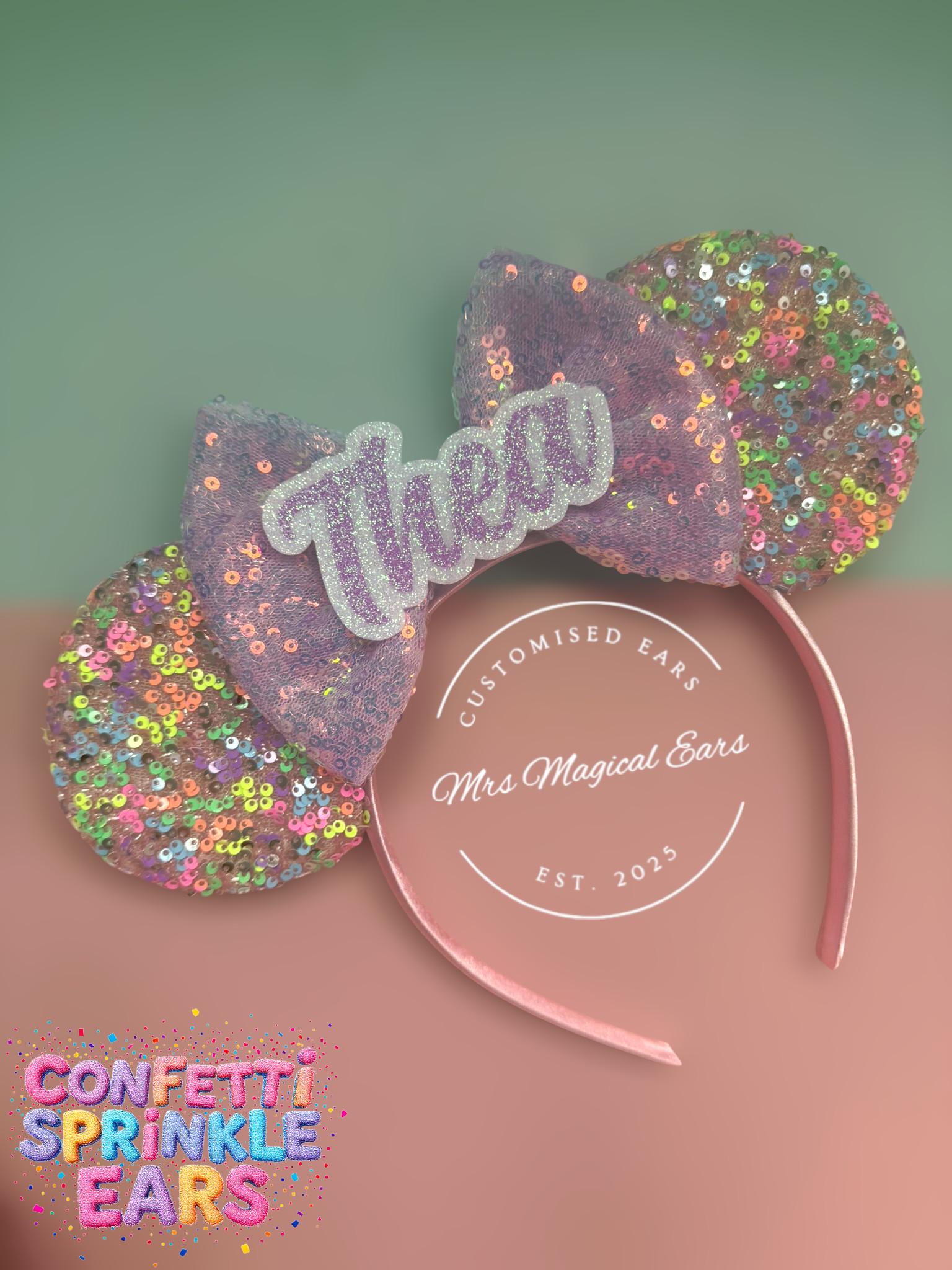 Minnie Mouse Rainbow Sequin Minnie Ears Headband | Toy Brands A-K