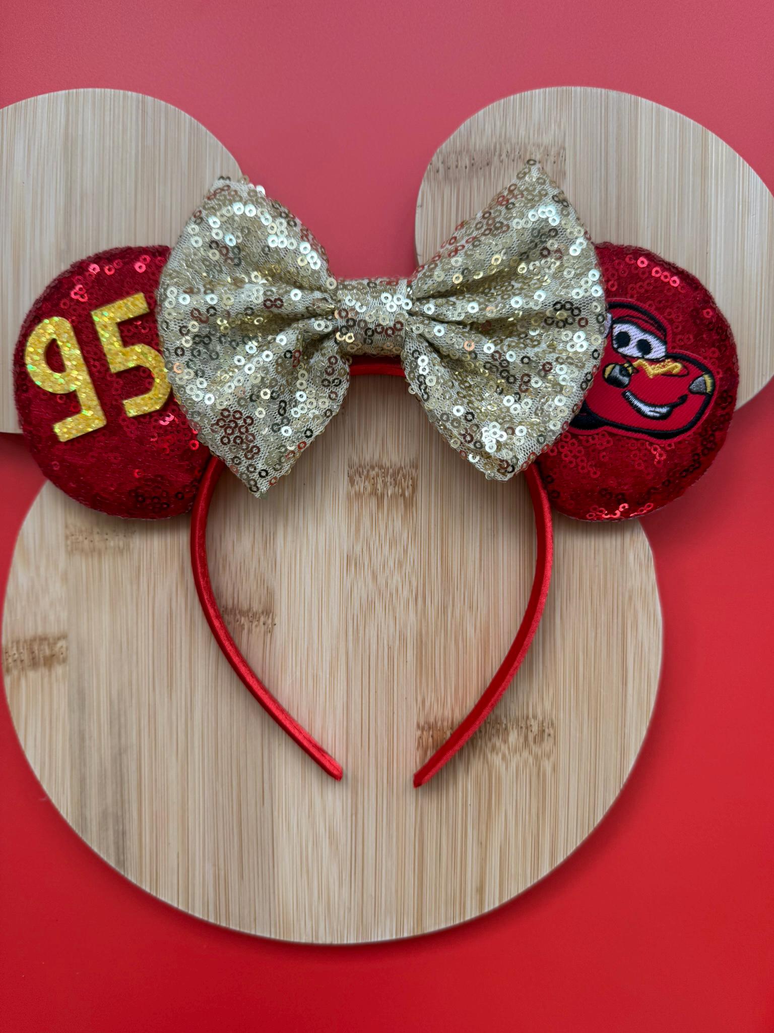 Cars Lightning Mcqueen Red Sequin Ears | Disney Inspired  display picture 1